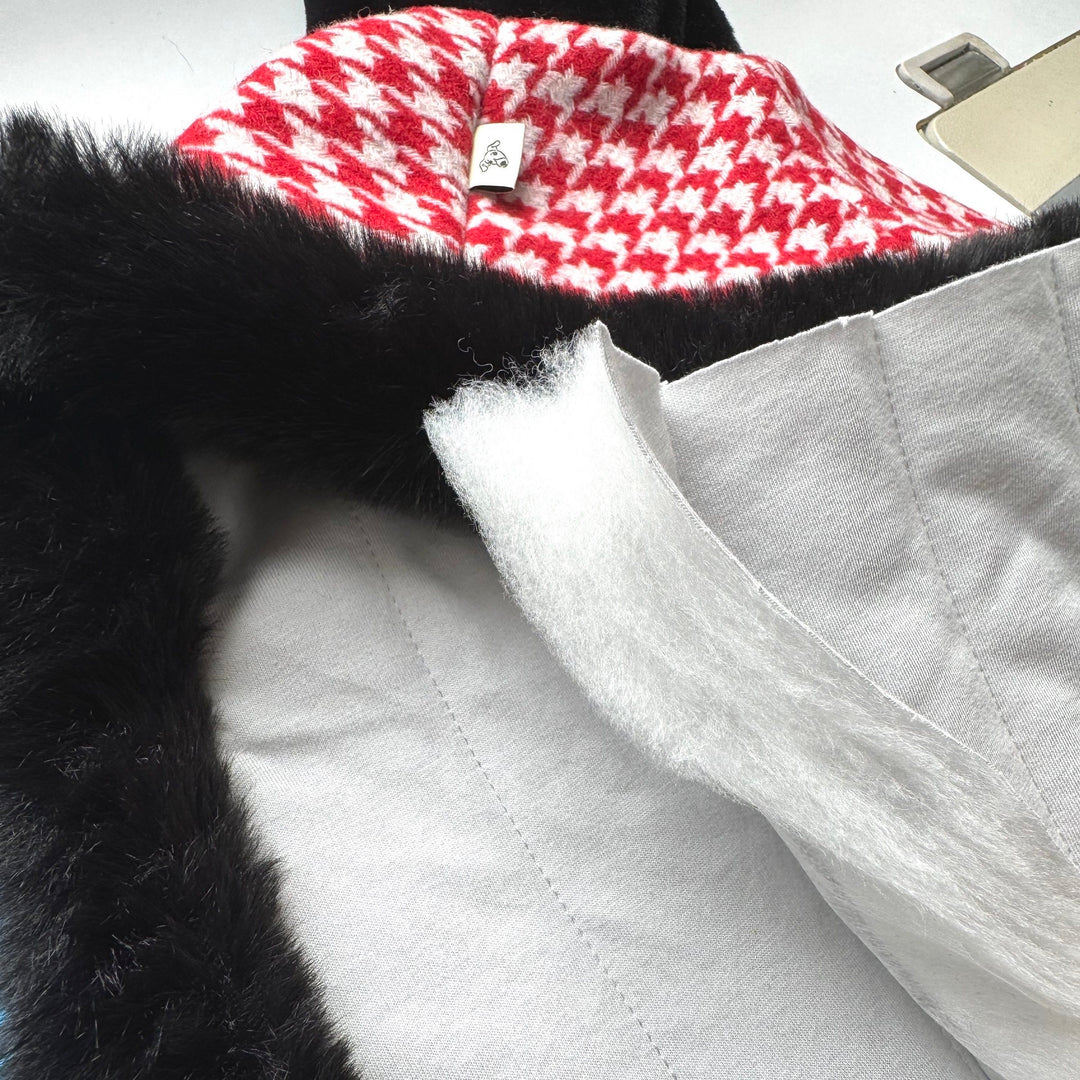 Houndstooth Dog Coat