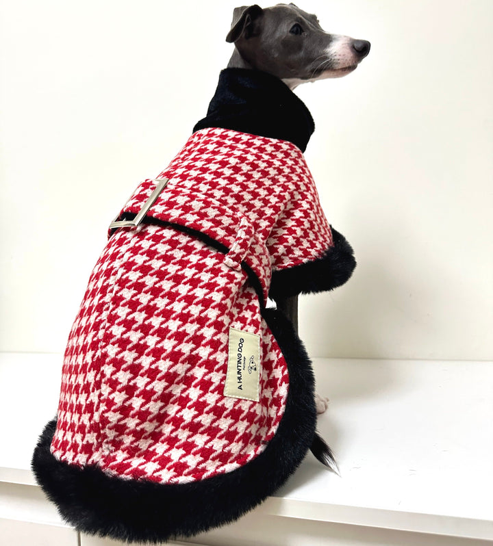 Houndstooth Dog Coat