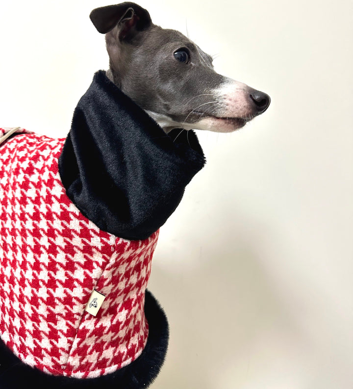 Houndstooth Dog Coat
