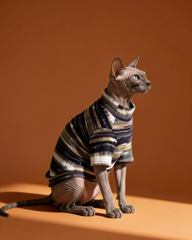 Hypoallergenic Designer Sphynx Cat Tee Shirt CityBear