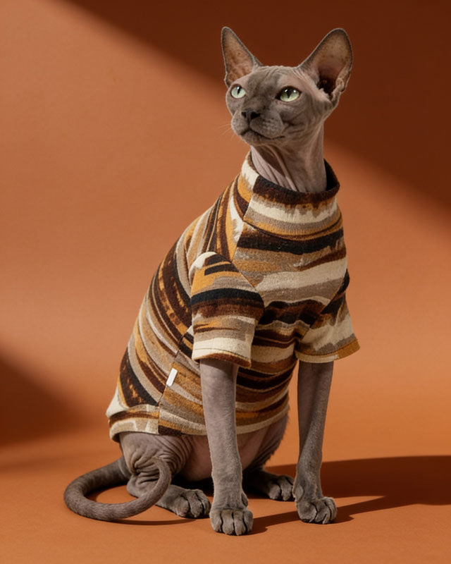 Hypoallergenic Designer Sphynx Cat Tee Shirt CityBear