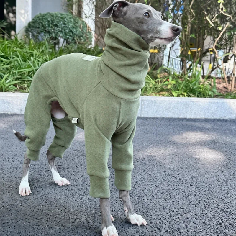Semi Elastic Soft Warm Full-Body Onesie for Sighthounds