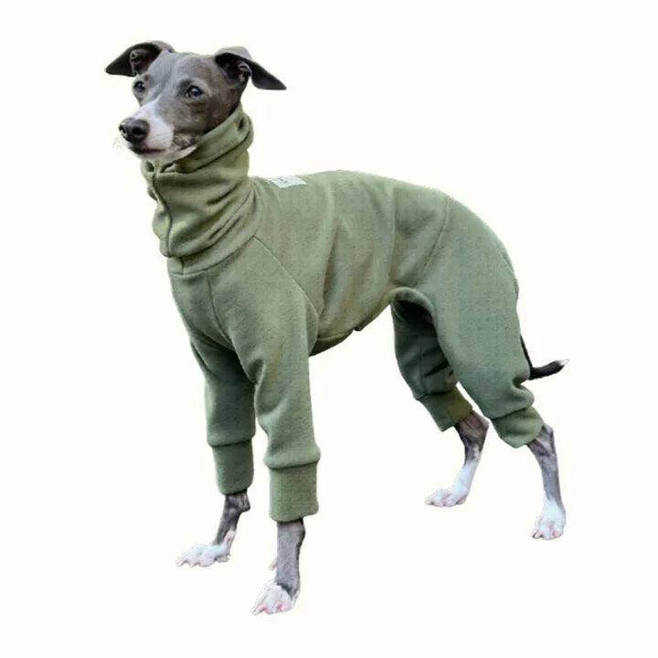 Semi Elastic Soft Warm Full-Body Onesie for Sighthounds