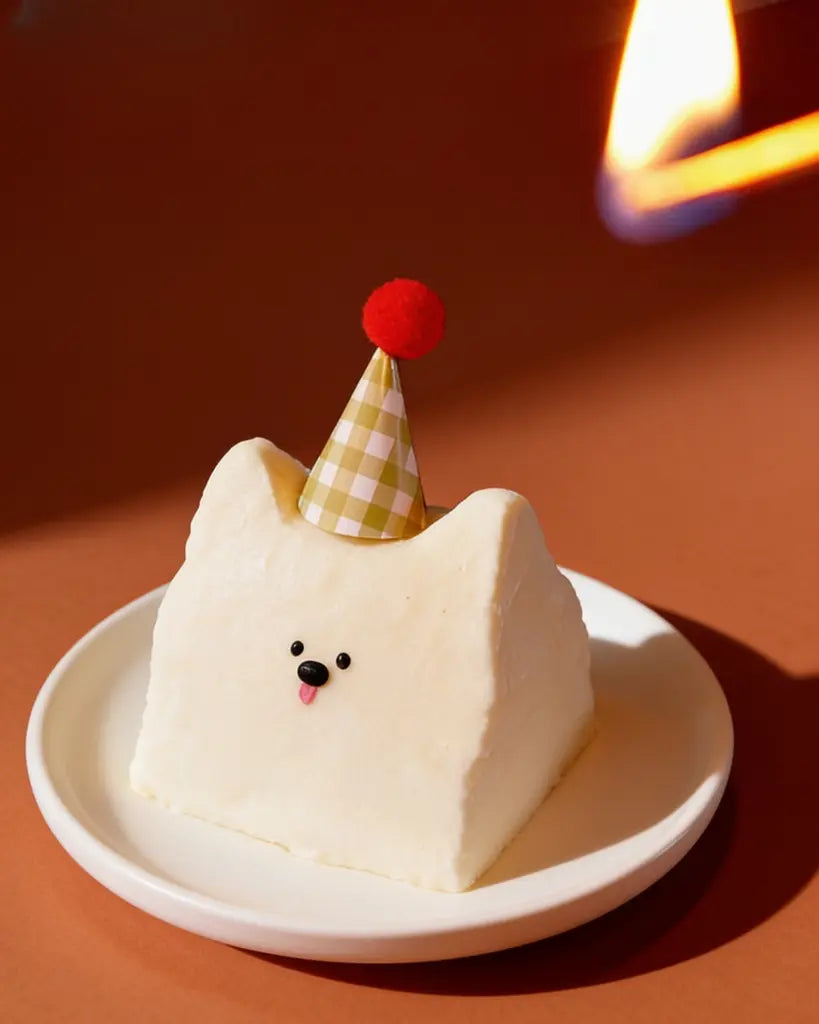 Ice Cream Puppy Scented Art Candle Dog Lover Gift