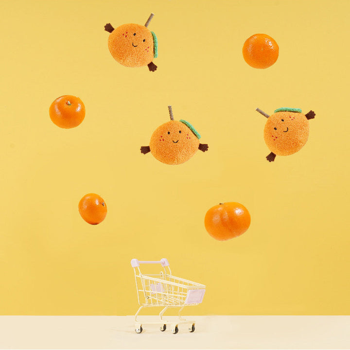 Juicy Orange Catnip Toy with Silvervine
