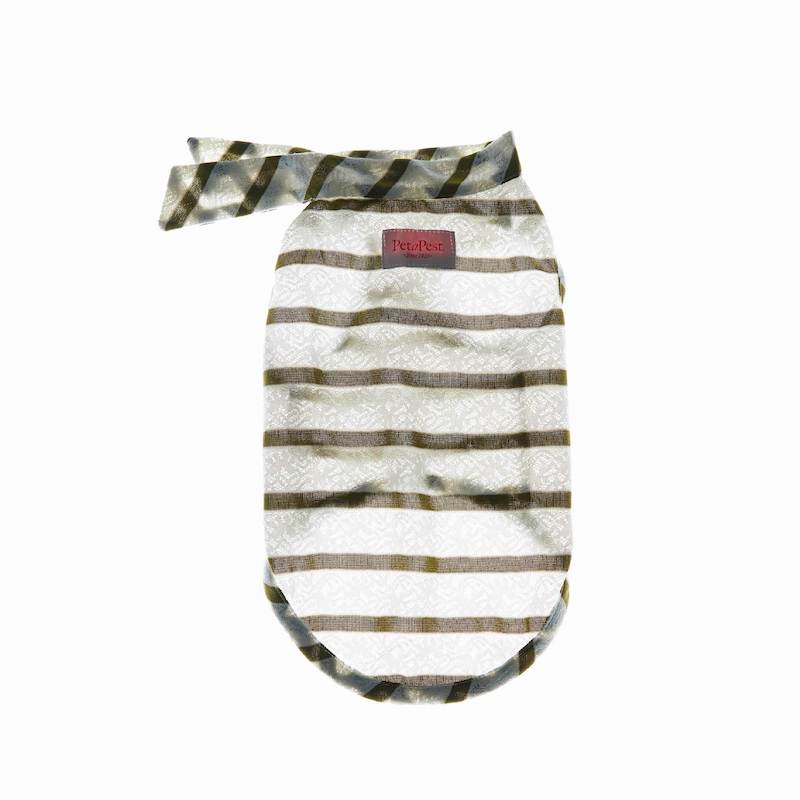 Laced Stripy Matching Pet Tee and Owner Socks
