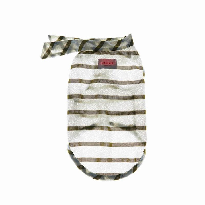 Laced Stripy Matching Pet Tee and Owner Socks