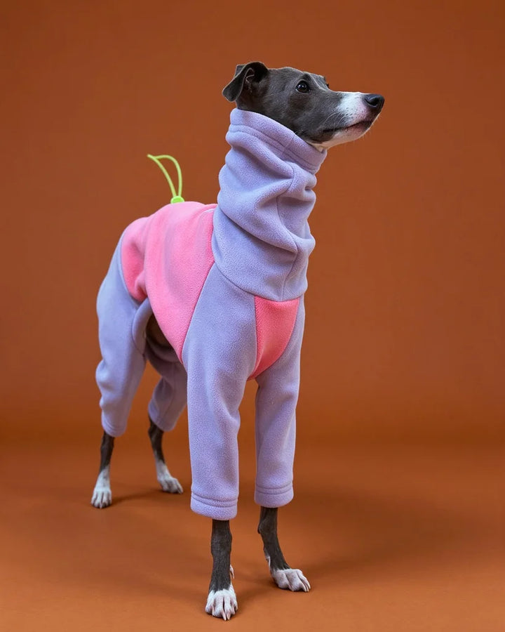 Lavender Blush Adjustable Drawstring Onesie for Iggy &amp; Whippets