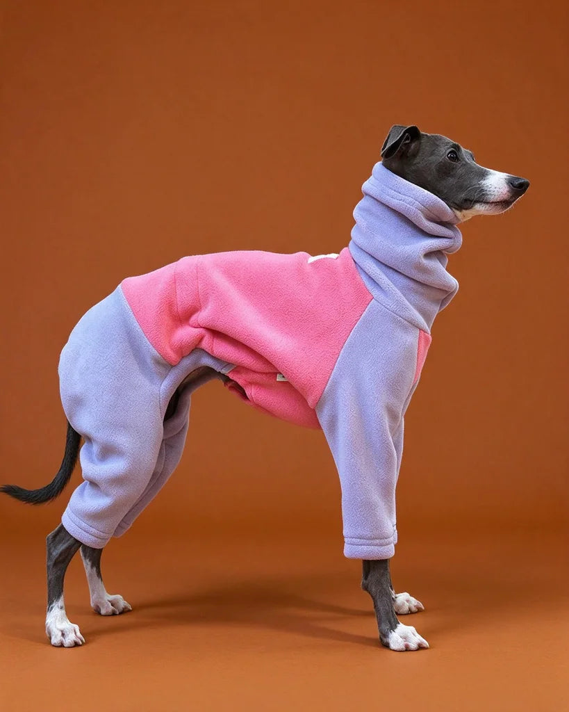 Lavender Blush Adjustable Drawstring Onesie for Iggy &amp; Whippets