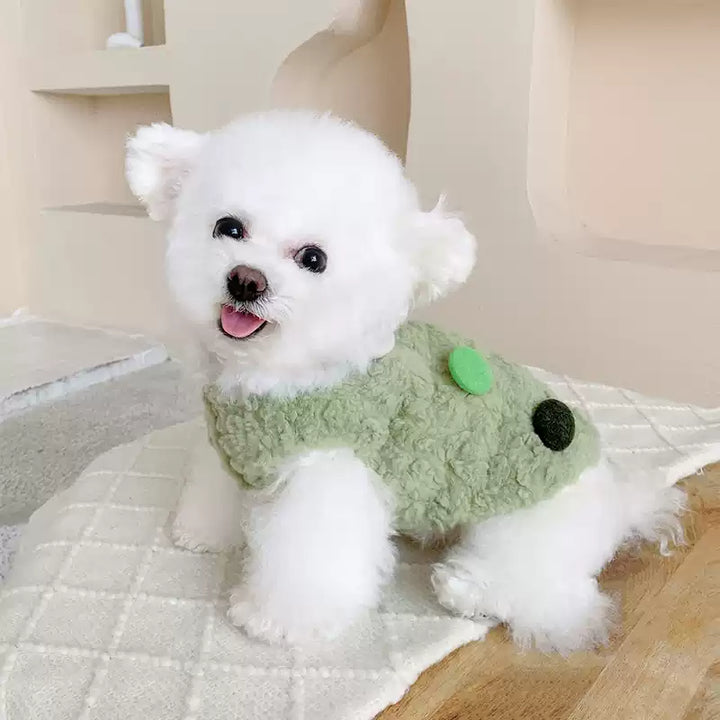 Macaron Button Through Pet Jacket Vest