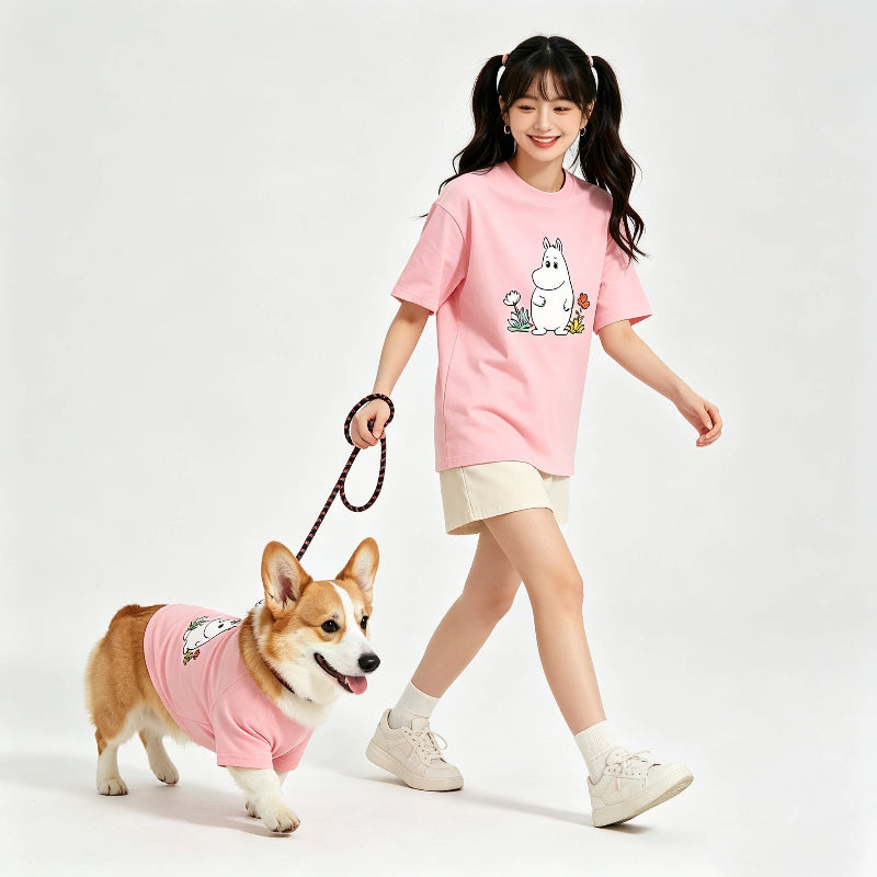 Moomin Garden Matching Pet and Owner Tee Shirt