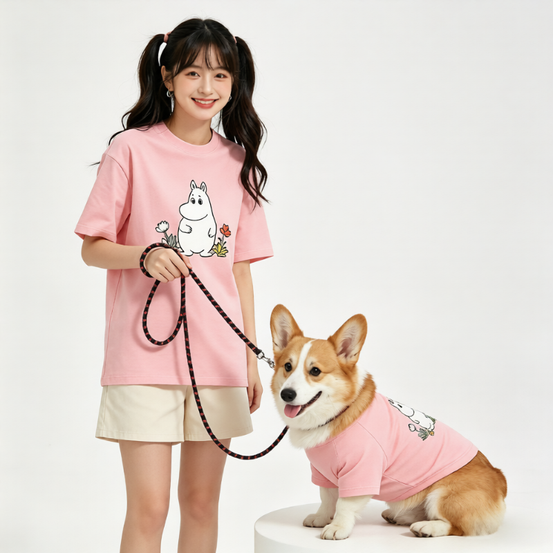 Moomin Garden Matching Pet and Owner Tee Shirt