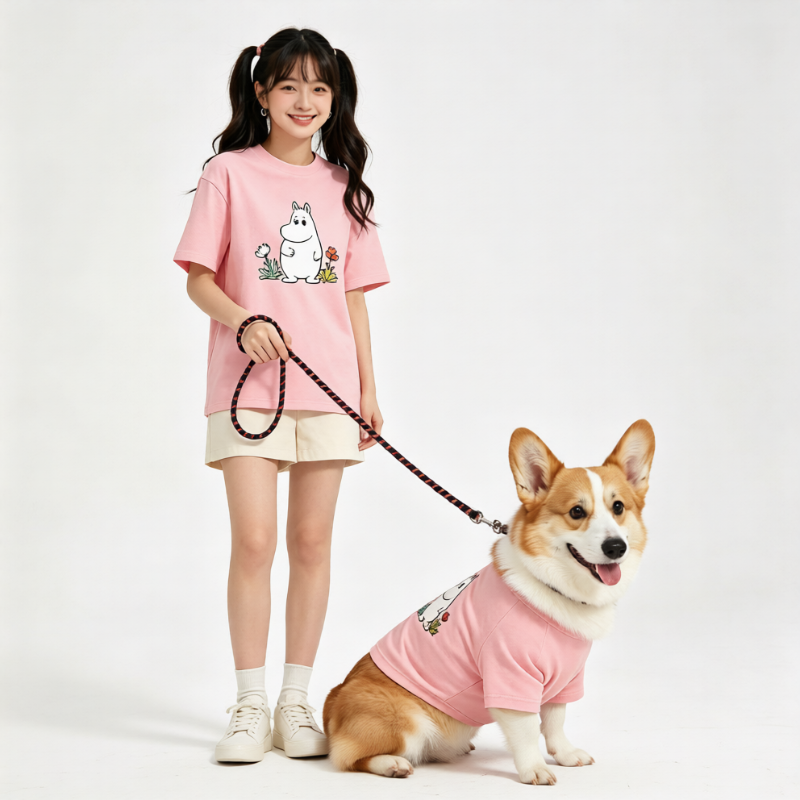 Moomin Garden Matching Pet and Owner Tee Shirt