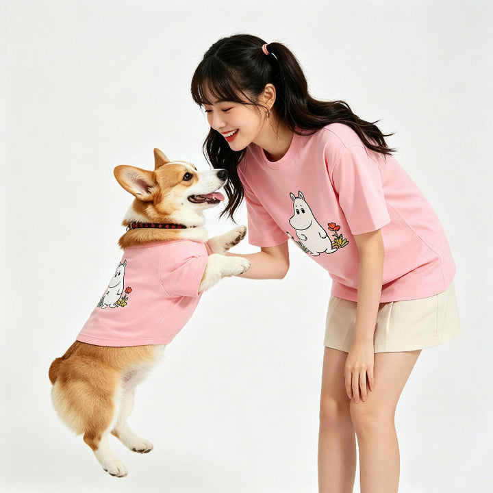 Moomin Garden Matching Pet and Owner Tee Shirt