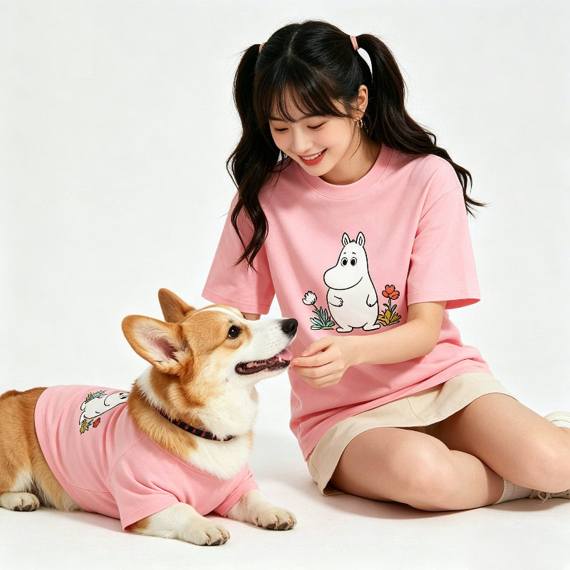 Moomin Garden Matching Pet and Owner Tee Shirt