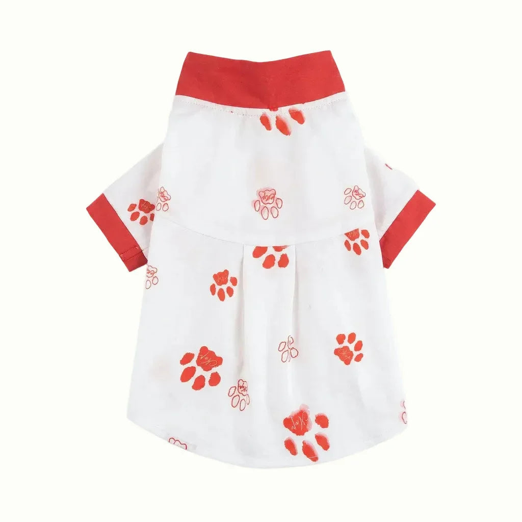 Paw Print Pet and Owner Matching Pajamas