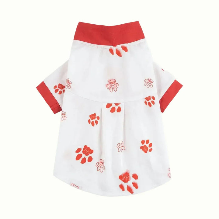 Paw Print Pet and Owner Matching Pajamas