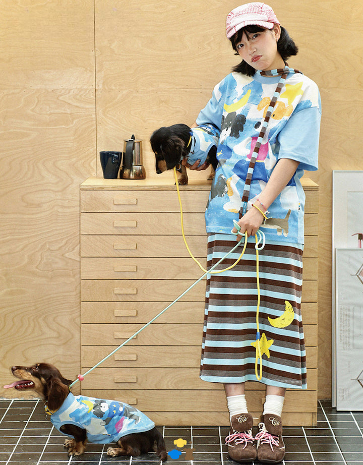 Paws &amp; Pals Adventure Dog and Owner Matching Tee Shirts