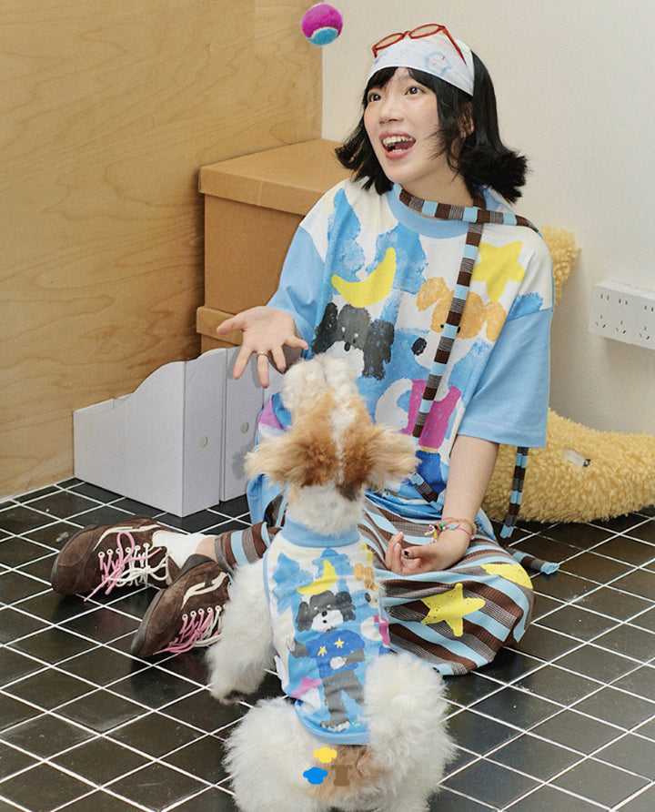 Paws &amp; Pals Adventure Dog and Owner Matching Tee Shirts