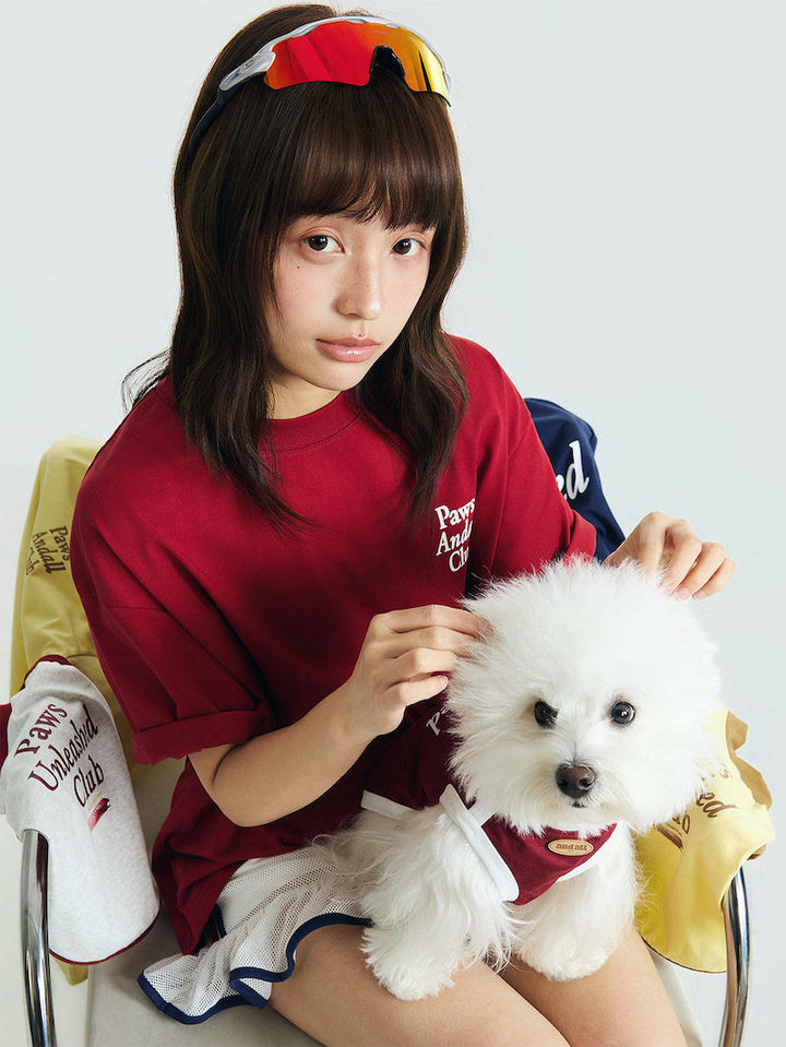 Paws Unleashed Club Pet and Owner Matching Tee Shirt
