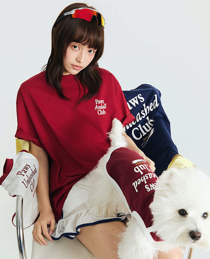 Paws Unleashed Club Pet and Owner Matching Tee Shirt