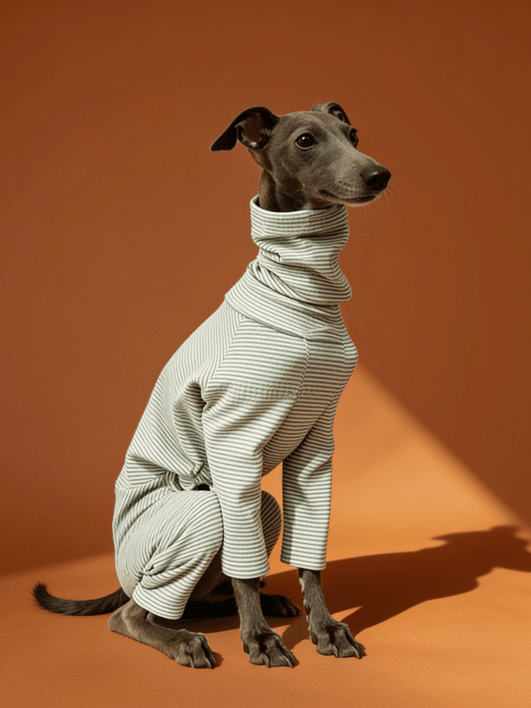 pencil-stripes-highneck-basic-onesies-italian-greyhound-whippet-dog-clothes-citybear-04 - CityBear