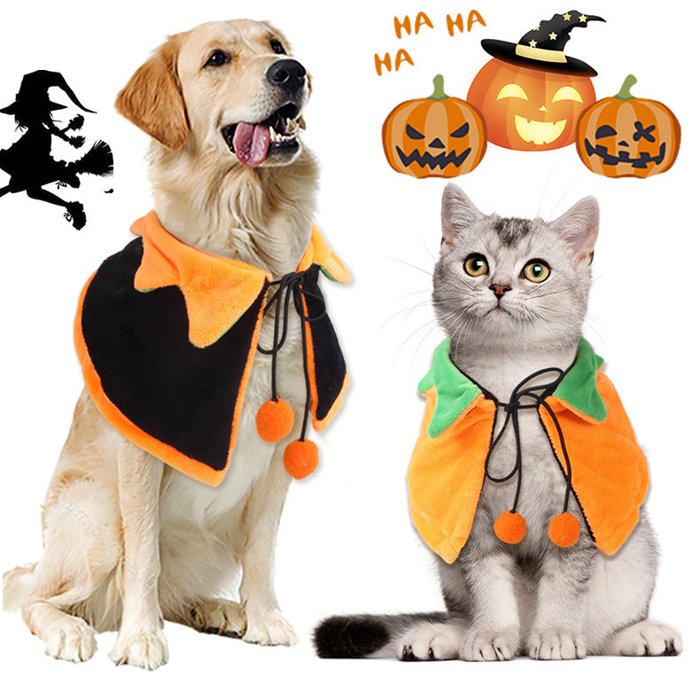 Halloween Double Sided Cape Pet Costumes