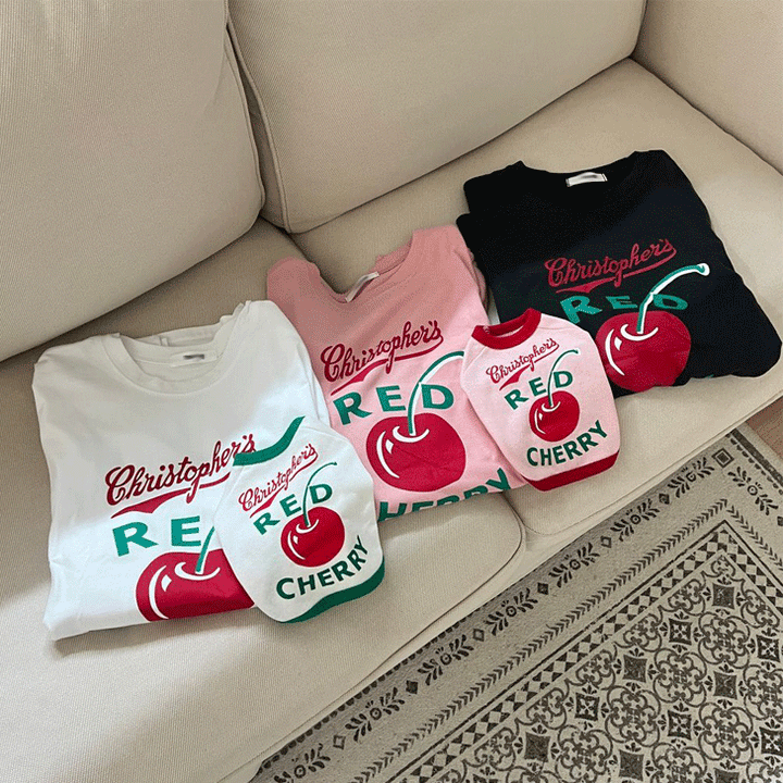 Cherry Matching Dog and Owner Outfits