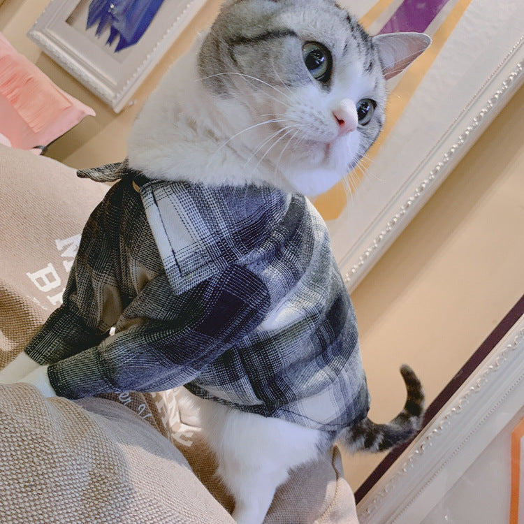 Black Checkered Plaid Pet Human Matching Shirt