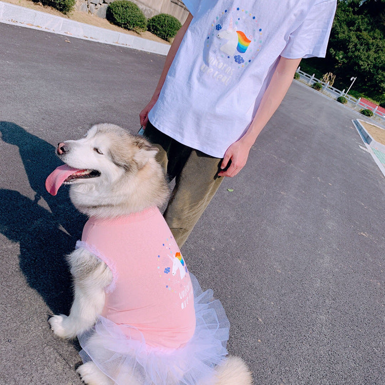 Unicorns Are Real Pet Owner Matching T-Shirt & Dress