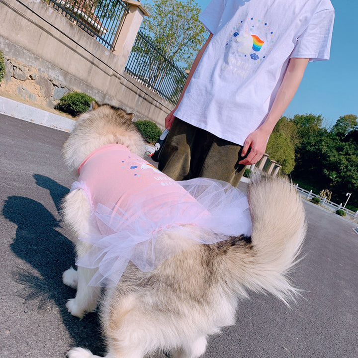 Unicorns Are Real Pet Owner Matching T-Shirt & Dress
