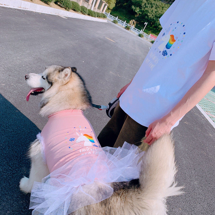 Unicorns Are Real Pet Owner Matching T-Shirt & Dress