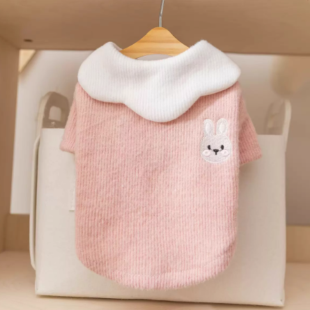 Petal Collar Corduroy Shirt Pet Clothes