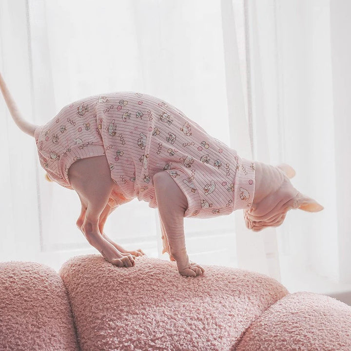 Cinnamoroll Sphynx Cat Onesies Pajamas