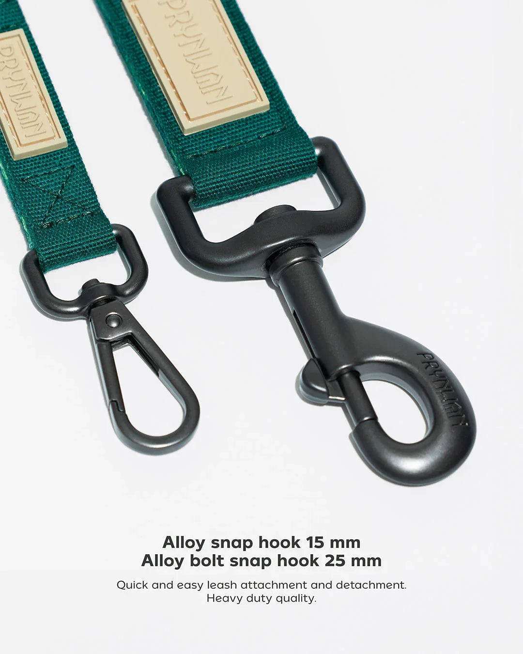 Prynwan Prynometry Adjustable Leash Checkered Green