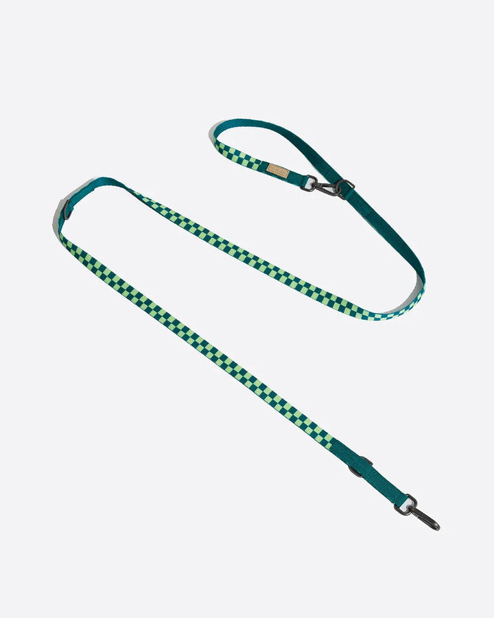 Prynwan Prynometry Adjustable Leash Checkered Green