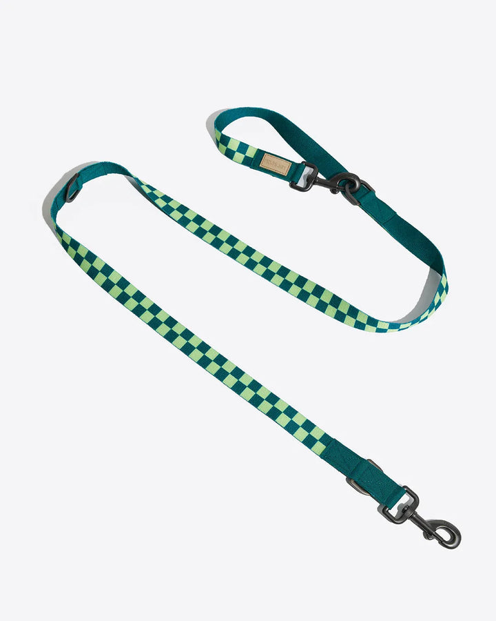 Prynwan Prynometry Adjustable Leash Checkered Green