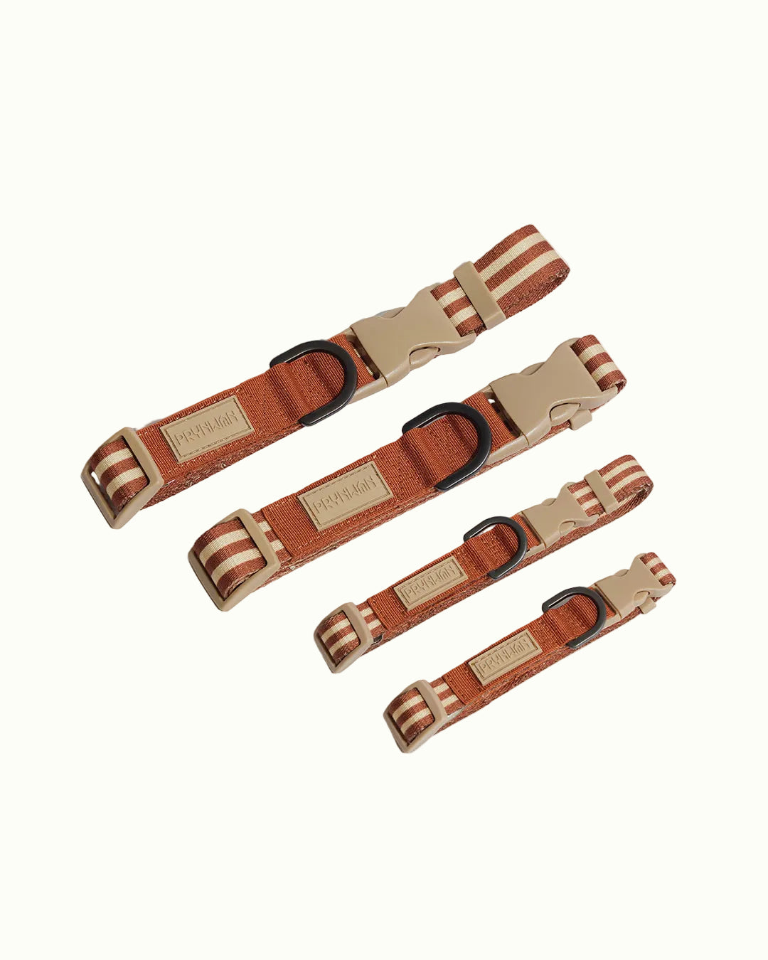 Prynwan Prynometry Quick Release Collar Brown Beige