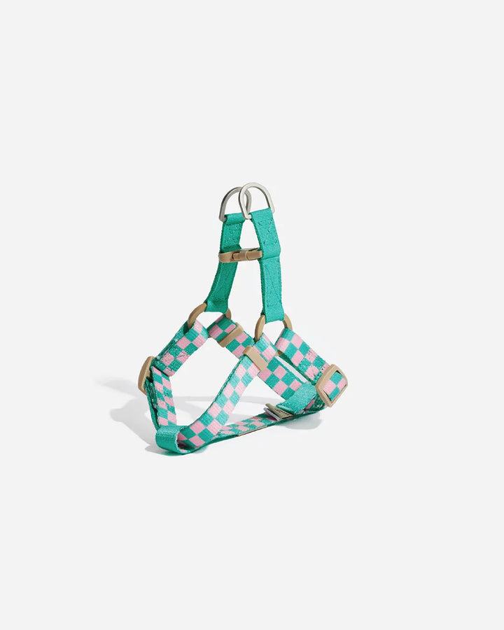 Prynwan Prynometry Step-In Harness Green Pink