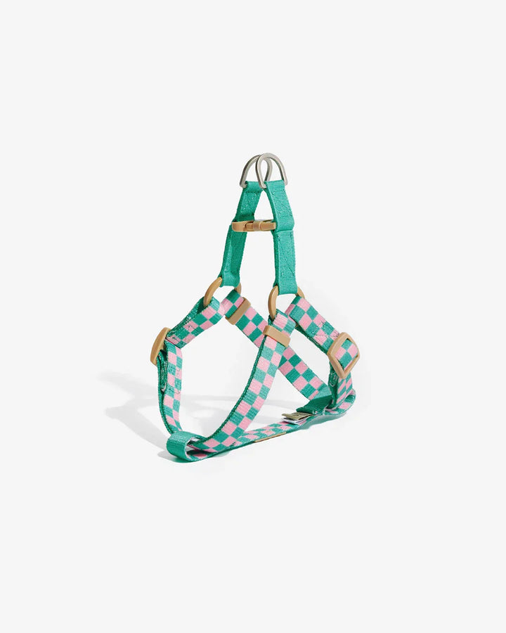 Prynwan Prynometry Step-In Harness Green Pink