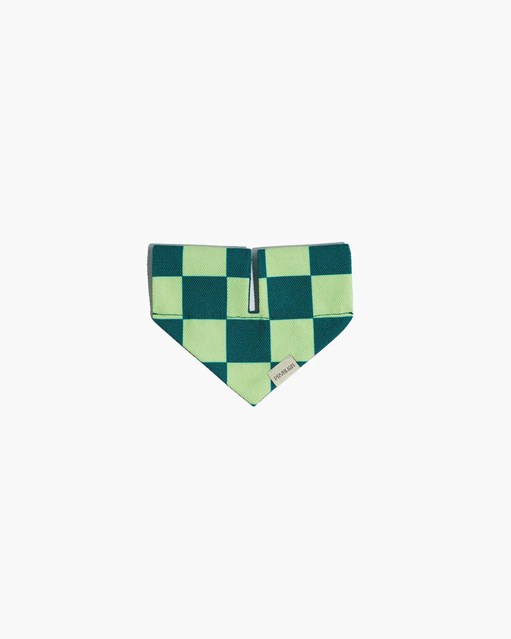 Prynwan Prynometry Triangle Bandana Checkered Green