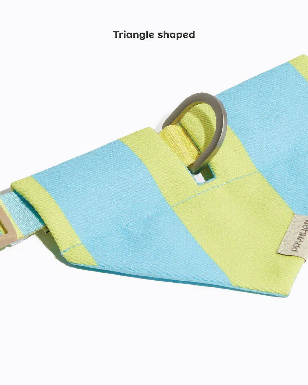 Prynwan Prynometry Triangle Bandana Yellow Baby Blue