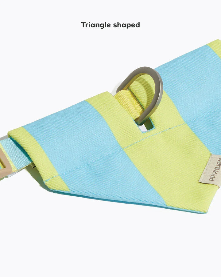 Prynwan Prynometry Triangle Bandana Yellow Baby Blue