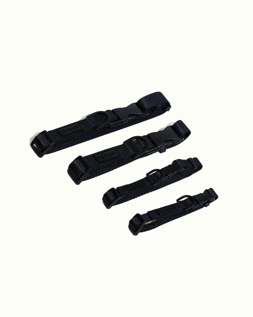 Prynwan Tone On Tone Quick Release Collar Black