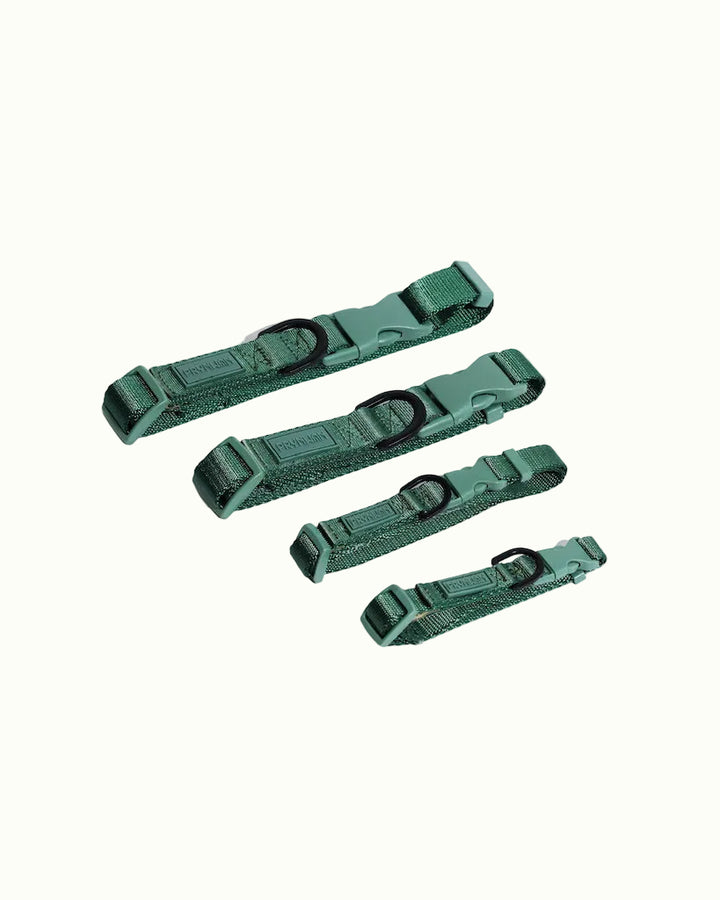 Prynwan Tone On Tone Quick Release Collar Olive Green