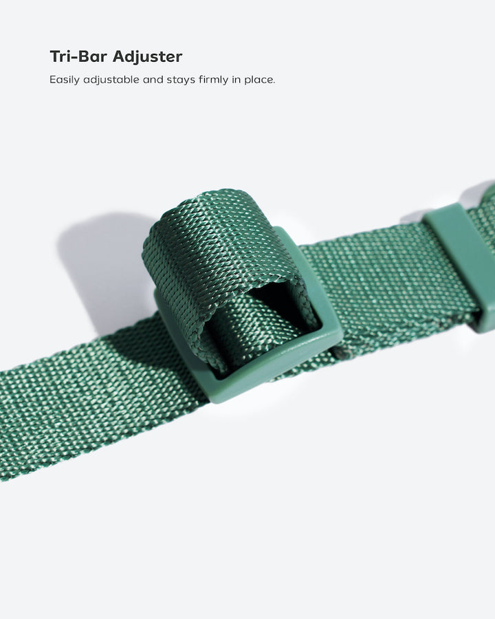 Prynwan Tone On Tone Quick Release Collar Olive Green