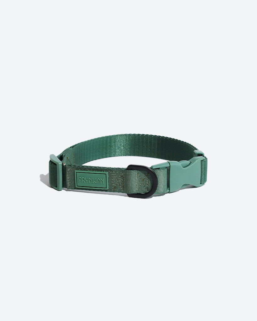 Prynwan Tone On Tone Quick Release Collar Olive Green