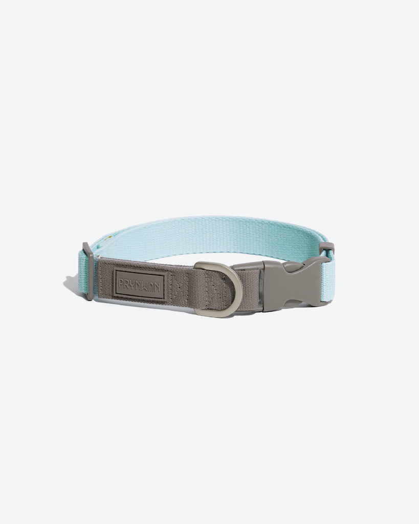 Prynwan Two Tone Quick Release Collar Baby blue Taupe
