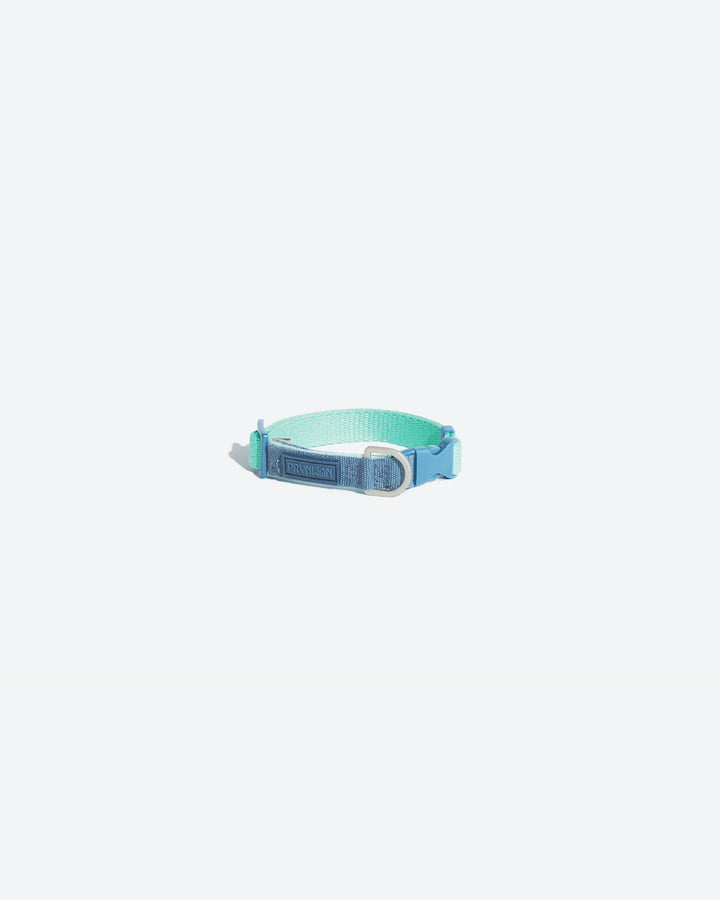 Prynwan Two Tone Quick Release Collar Mint Blue