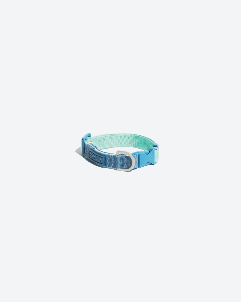 Prynwan Two Tone Quick Release Collar Mint Blue